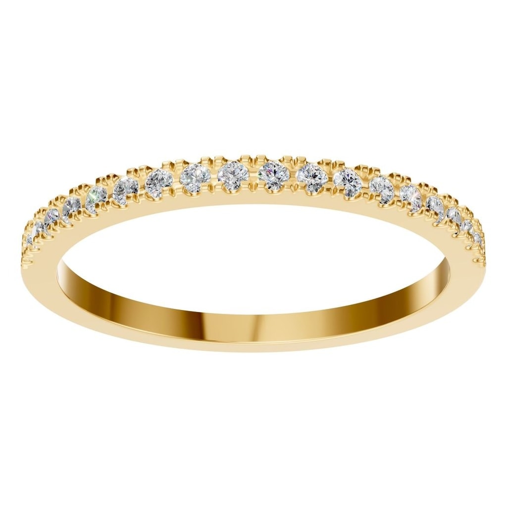 RI-8902 Yellow Gold Ring SET - Front View