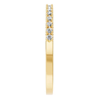 RI-8902 Yellow Gold Ring SET - Side View