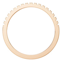 RI-8902 Rose Gold Ring UNSET - Top View