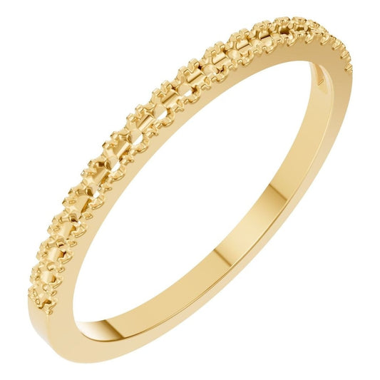 RI-8902 Yellow Gold Ring UNSET - Main View