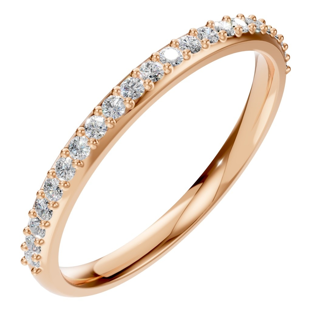 RI-8902 Rose Gold Ring SET - Main View
