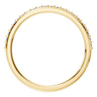RI-8902 Yellow Gold Ring SET - Top View