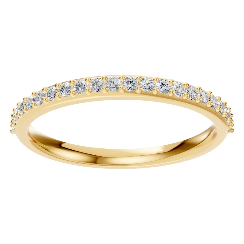 RI-8902 Yellow Gold Ring SET - Front View