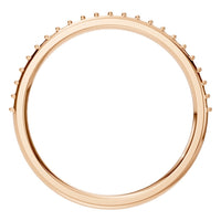 RI-8902 Rose Gold Ring UNSET - Top View