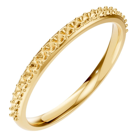 RI-8902 Yellow Gold Ring UNSET - Main View