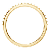 RI-8902 Yellow Gold Ring UNSET - Top View
