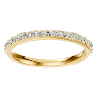 RI-8902 Yellow Gold Ring SET - Front View