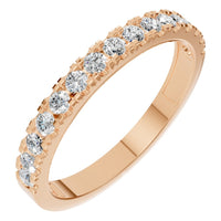 RI-8902 Rose Gold Ring SET - Main View