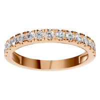RI-8902 Rose Gold Ring SET - Front View