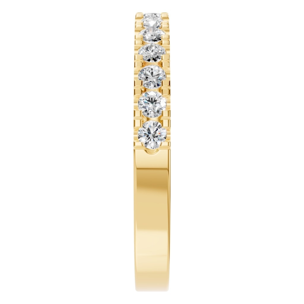 RI-8902 Yellow Gold Ring SET - Side View