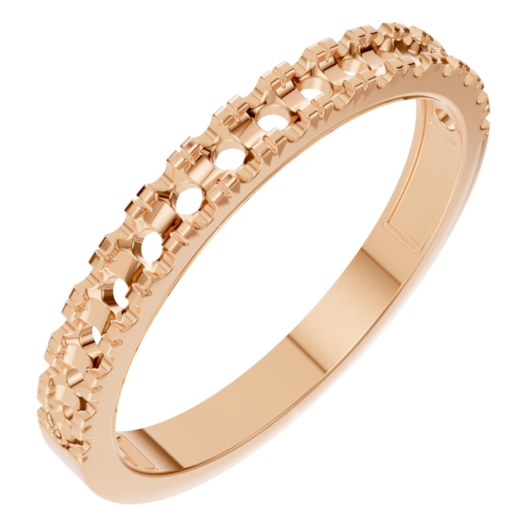 RI-8902 Rose Gold Ring UNSET - Main View