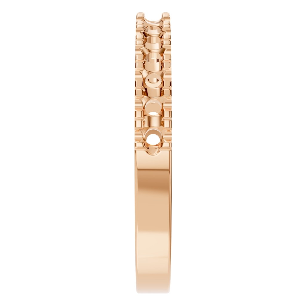 RI-8902 Rose Gold Ring UNSET - Side View