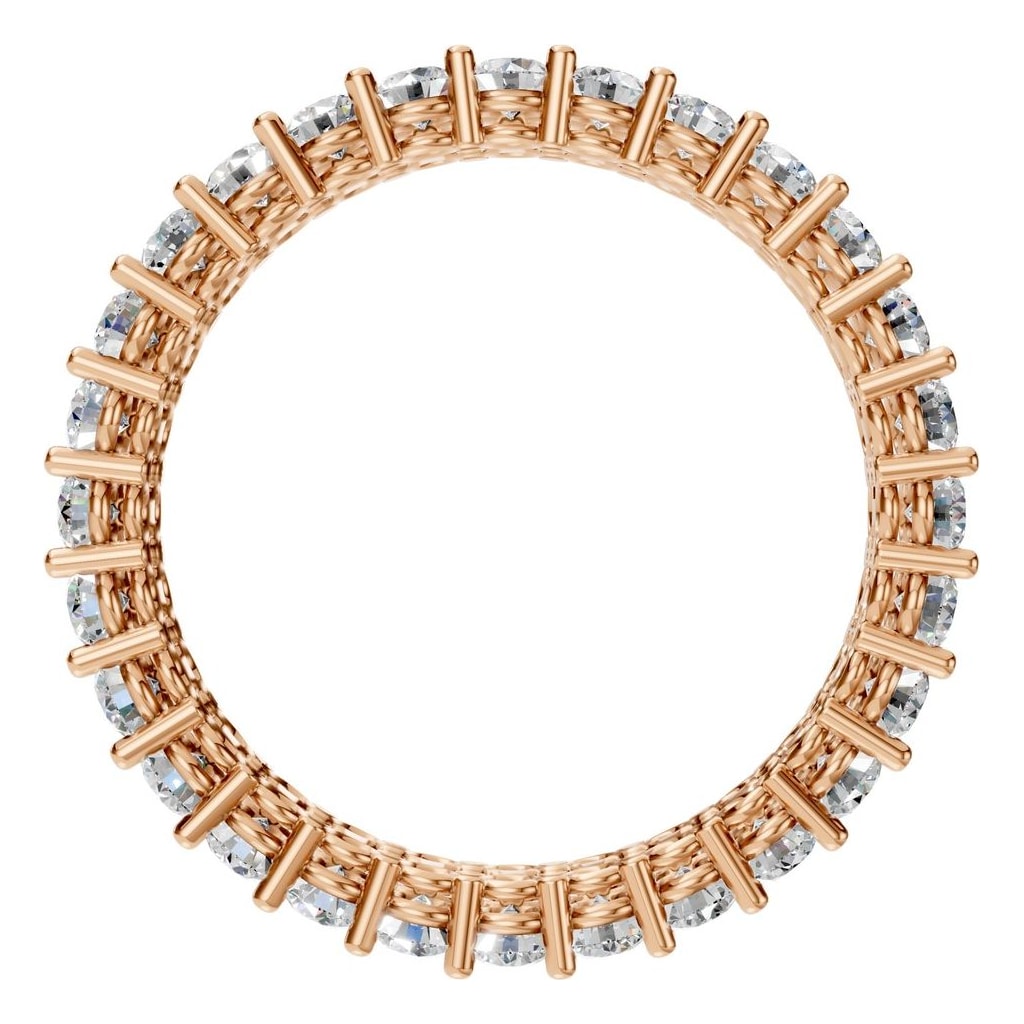 RI-8965 Rose Gold Ring SET - Top View