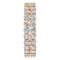 RI-8965 Rose Gold Ring SET - Side View