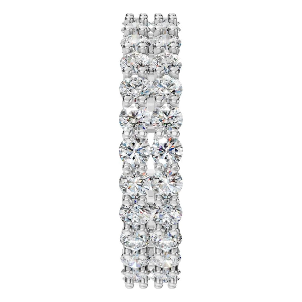 RI-8965 White Gold Ring SET - Side View