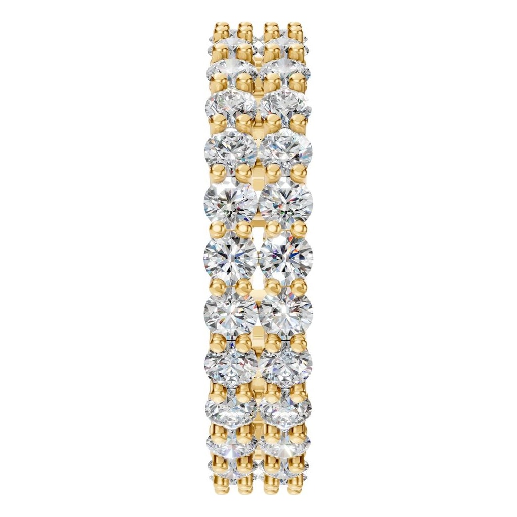 RI-8965 Yellow Gold Ring SET - Side View