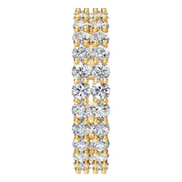 RI-8965 Yellow Gold Ring SET - Side View