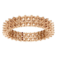 RI-8965 Rose Gold Ring UNSET - Front View