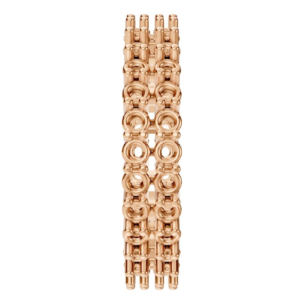RI-8965 Rose Gold Ring UNSET - Side View