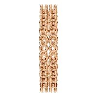 RI-8965 Rose Gold Ring UNSET - Side View