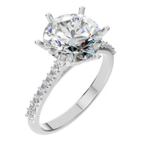 RI-9107 White Gold Ring SET - Main View