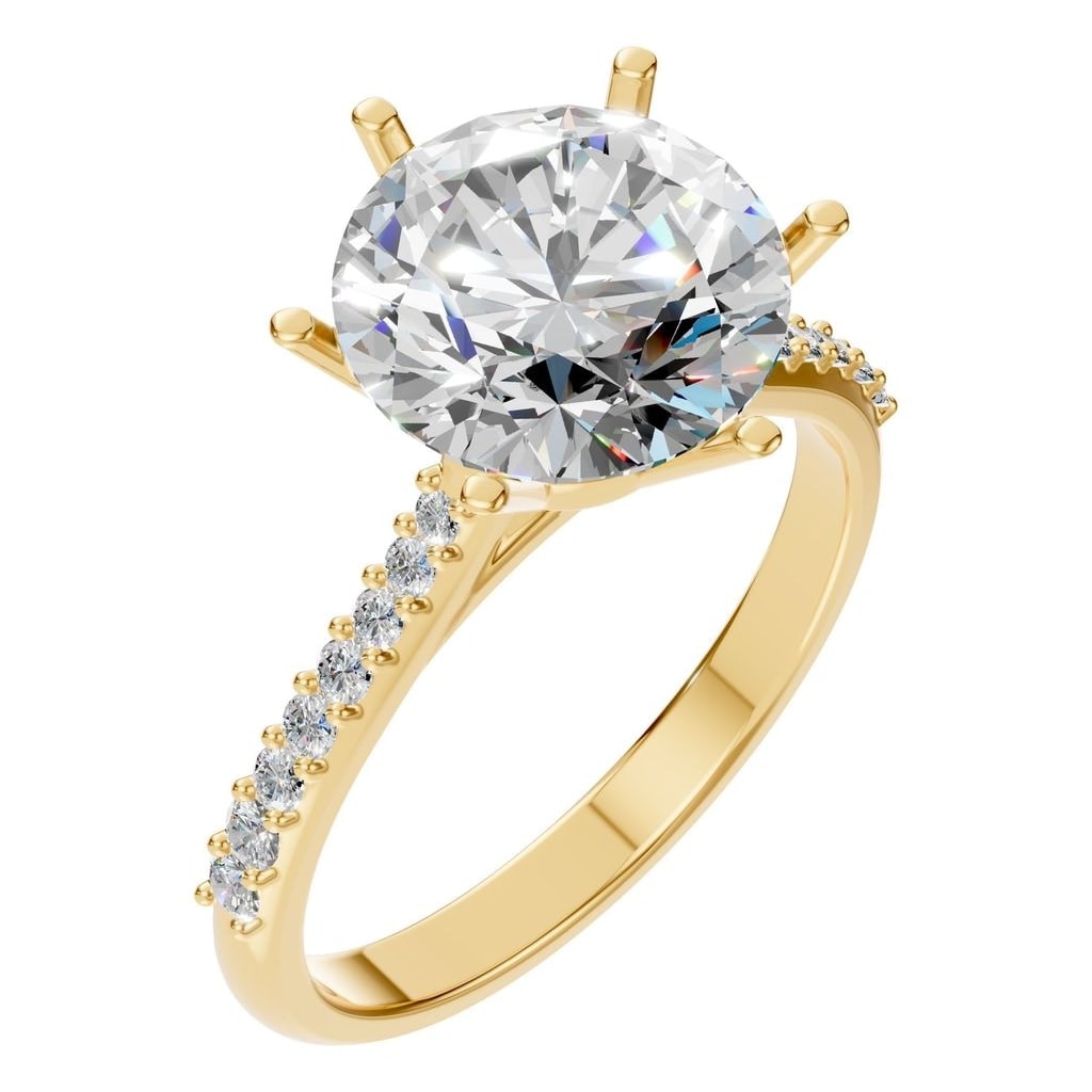 RI-9107 Yellow Gold Ring SET - Main View