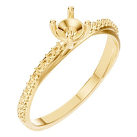 RI-9185 Yellow Gold Ring UNSET - Main View