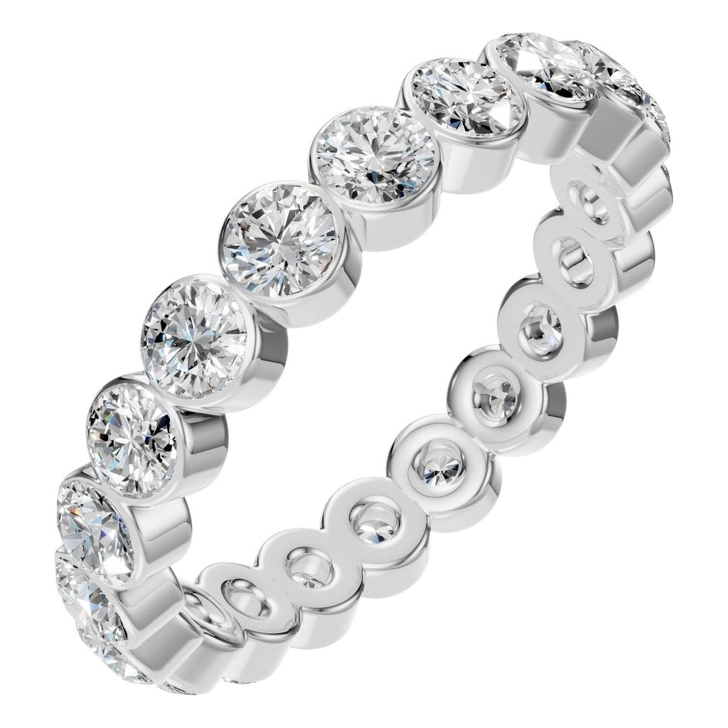 RI-9215 White Gold Ring SET - Main View