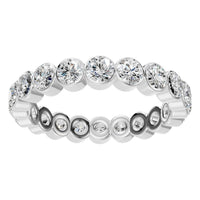 RI-9215 White Gold Ring SET - Front View