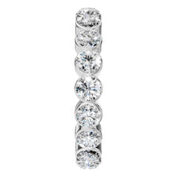 RI-9215 White Gold Ring SET - Side View