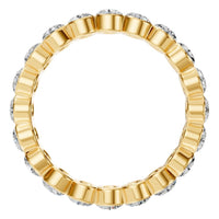 RI-9215 Yellow Gold Ring SET - Top View