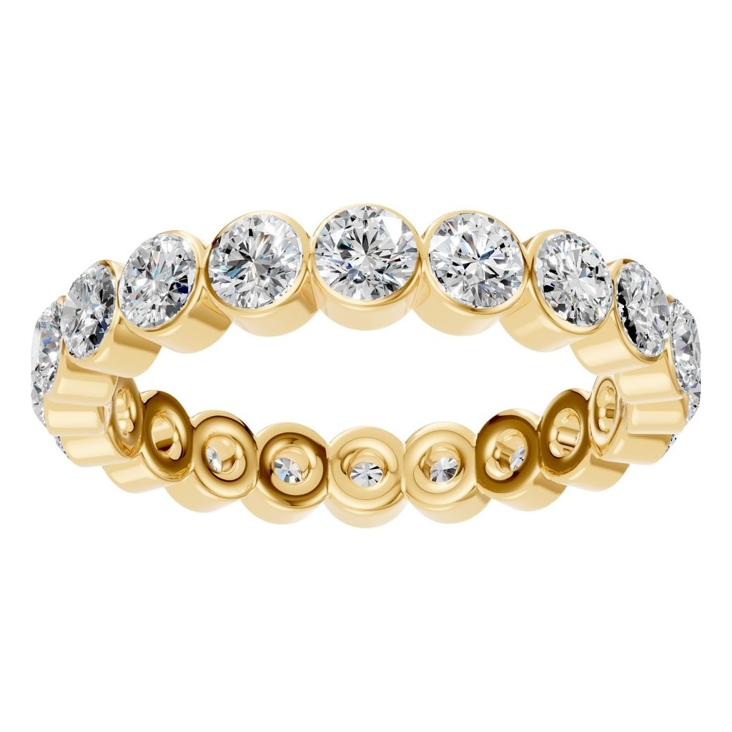 RI-9215 Yellow Gold Ring SET - Front View