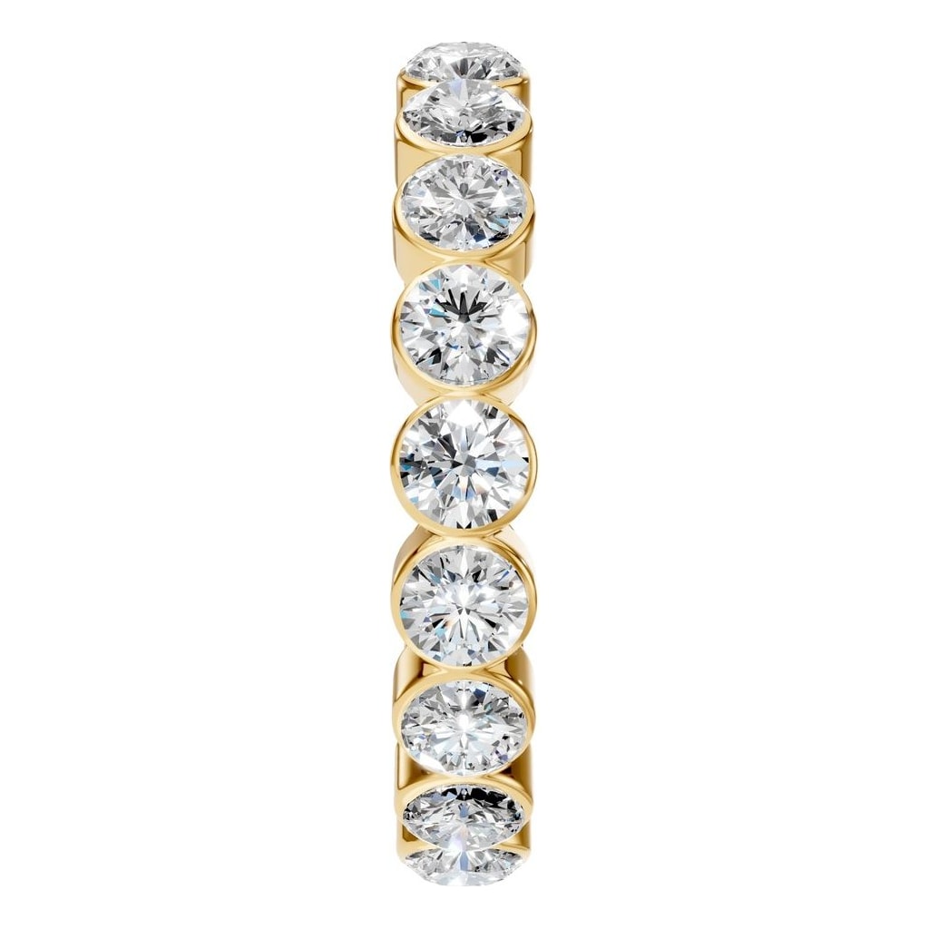 RI-9215 Yellow Gold Ring SET - Side View