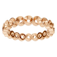 RI-9215 Rose Gold Ring UNSET - Front View