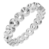 RI-9215 White Gold Ring UNSET - Main View