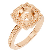 RI-9233 Rose Gold Ring UNSET - Main View
