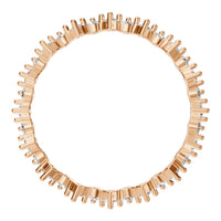 RI-9244 Rose Gold Ring SET - Top View
