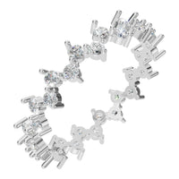 RI-9244 White Gold Ring SET - Main View