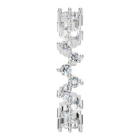 RI-9244 White Gold Ring SET - Side View