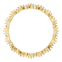 RI-9244 Yellow Gold Ring SET - Top View