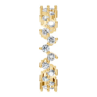 RI-9244 Yellow Gold Ring SET - Side View