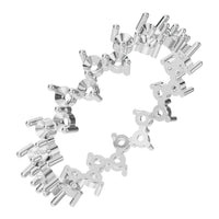 RI-9244 White Gold Ring UNSET - Main View
