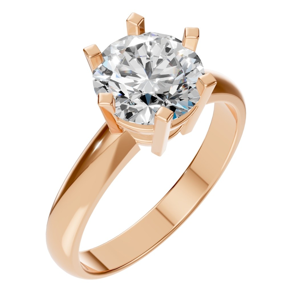RI-9246 Rose Gold Ring SET - Main View
