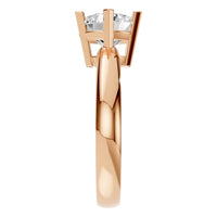 RI-9246 Rose Gold Ring SET - Side View