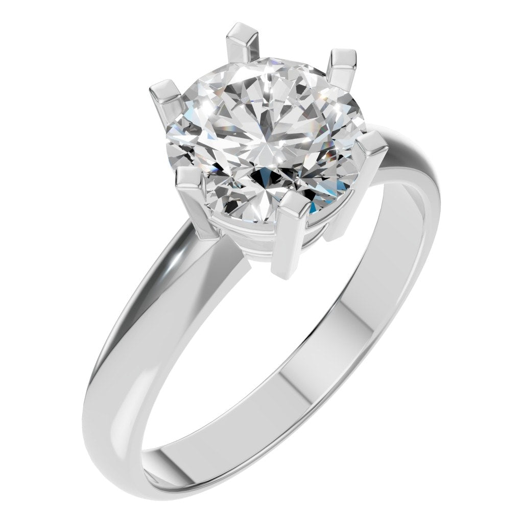 RI-9246 White Gold Ring SET - Main View