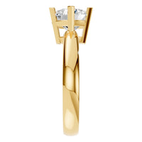 RI-9246 Yellow Gold Ring SET - Side View