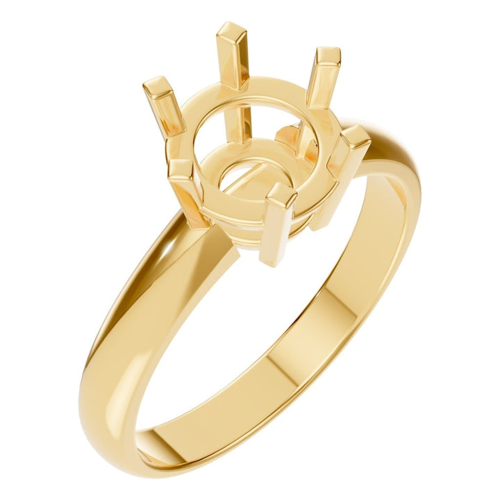 Solitaire Ring Mounting - Round 8mm