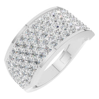 RI-9300 White Gold Ring SET - Main View