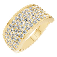 RI-9300 Yellow Gold Ring SET - Main View