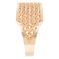 RI-9300 Rose Gold Ring UNSET - Side View